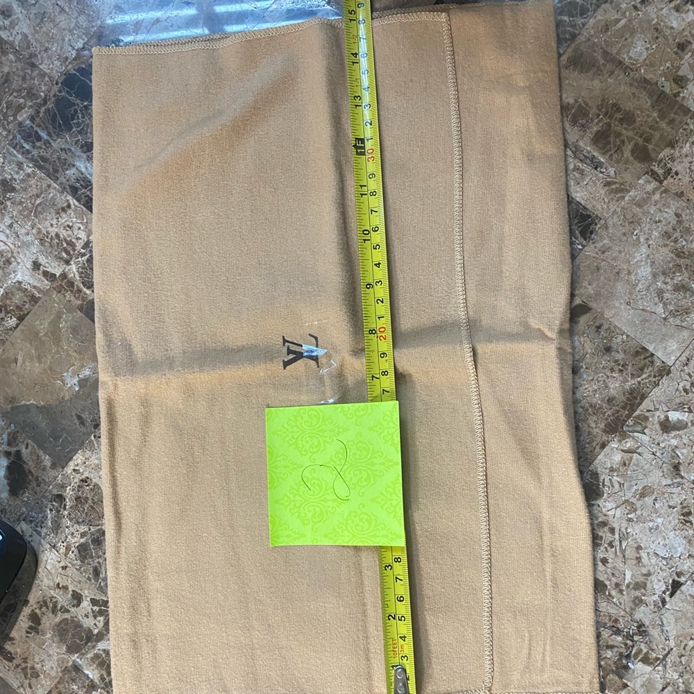 Vintage Louis Vuitton fold over dust bag